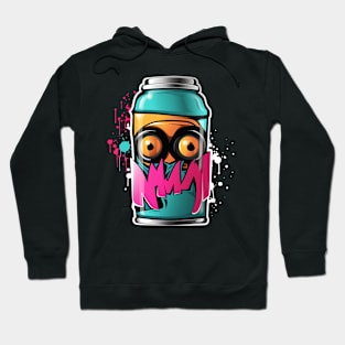 Miami style graffiti spraypaint can Hoodie